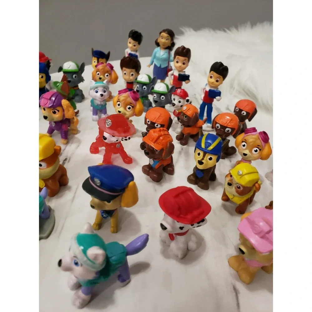 Lot 40 Paw Patrol Nickelodeon Nick Jr Figure Dog Toy Mixed Rider Chase Marshall